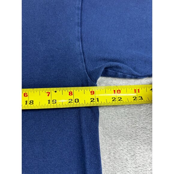 2003 Harley Davidson Las Vegas T-Shirt Blue Size L Bar Shield  Chrome USA - Picture 11 of 12